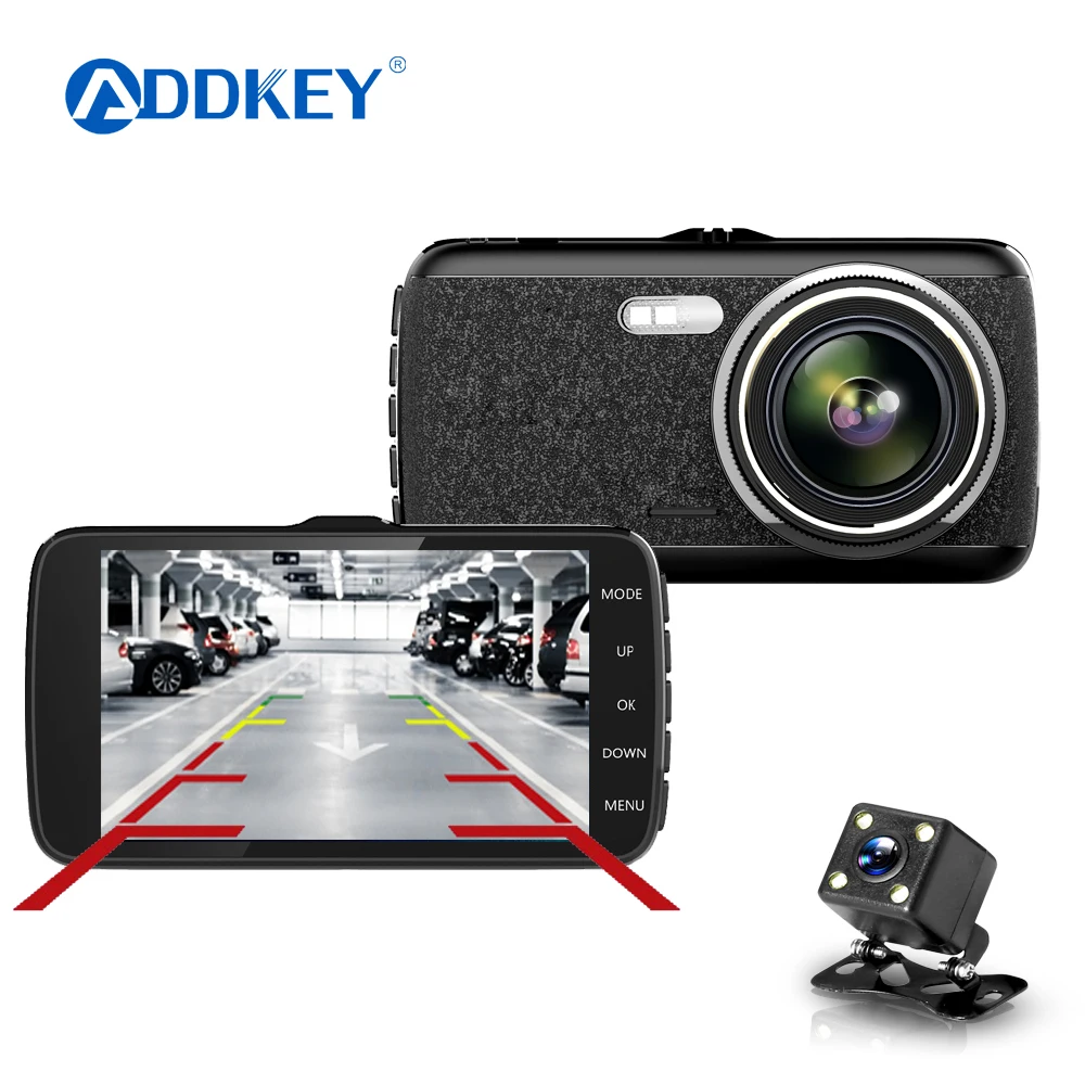 Addkey камеры DVR автомобиля Новатэк 96655 Автомобильные видеорегистраторы 4 дюймов