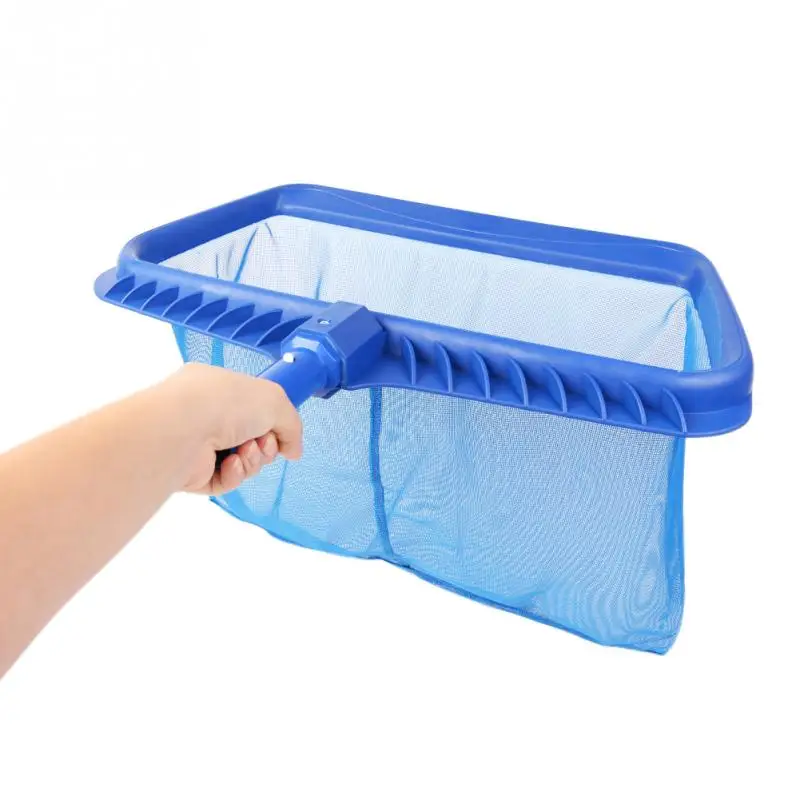Heavy Duty Swimming Pool Leaf Rake Net With Clip Handle Shallow Pool