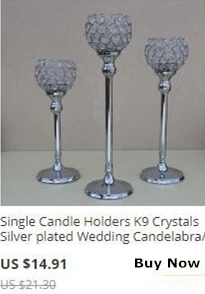 Single Candle Holder Delicate Candle Stand Center Table Candlestick Wedding Centerpiece Christmas Home Decoration