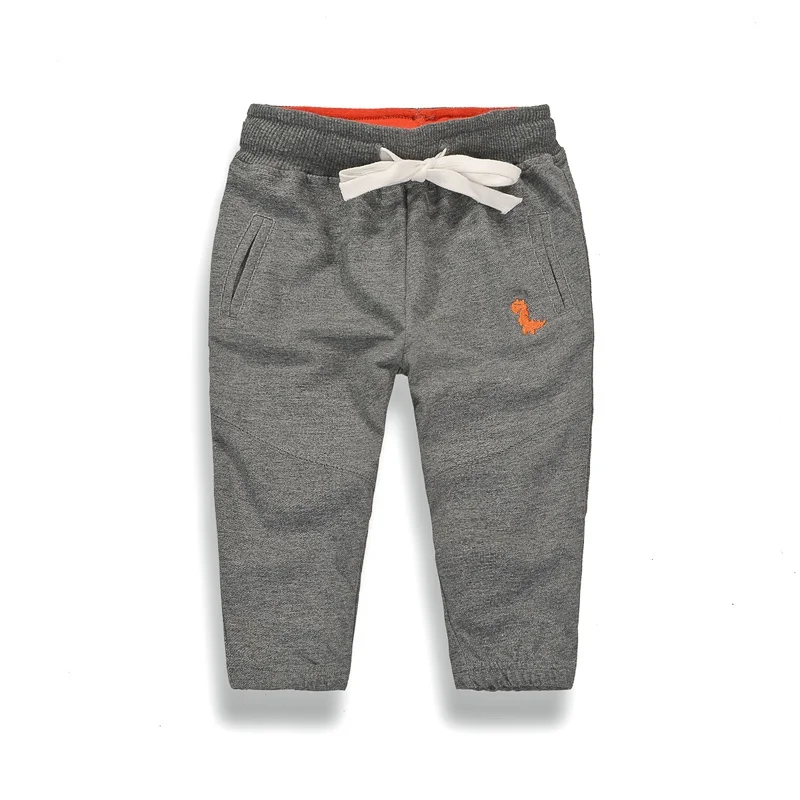 

2017 New Fashion Casual Pants Kids Clothing Cotton Boys Solid Trousers Children Fashion Elastic Waist Pants 4 Colors 1-10 Age