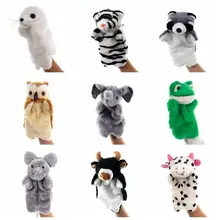 Животные, ручная кукла, милая панда, мышь, кукла, плюшевые куклы для детей, детей, взрослых, пальчиковая марионетка на перчатке, Ручные куклы, игрушки для животных