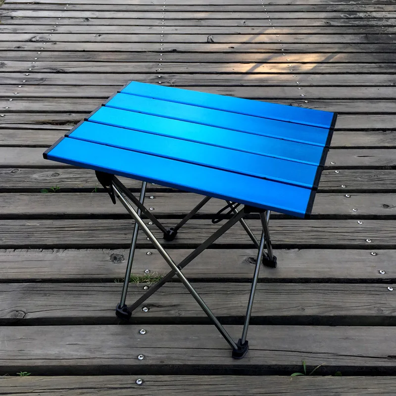 

Outdoor Mountaineering Alloy Folding Table Barbecue Camping Portable Picnic Simple Mini