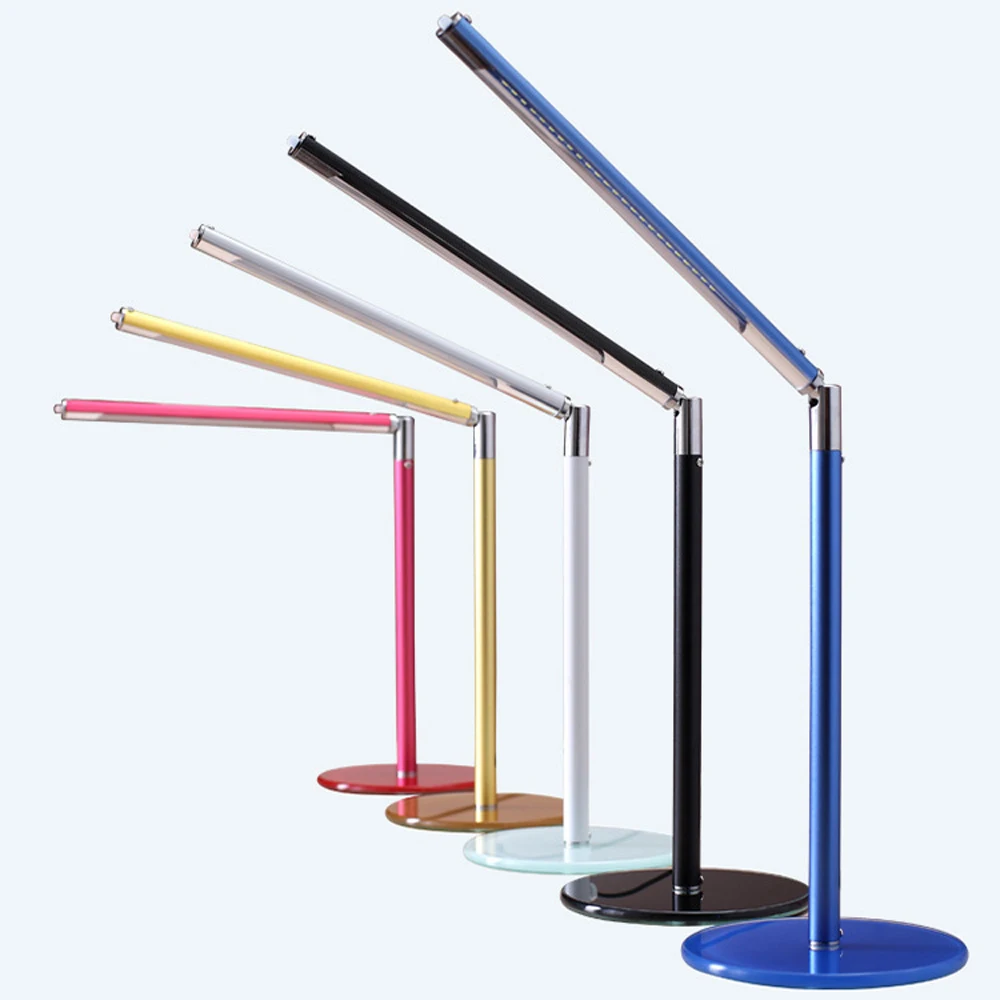 

Five Colors 24 LED Eye Care Table Lamp Desk Reading Light Dimmable Adjustable Flexible Lighting LED Night lamp Lights Wholesale