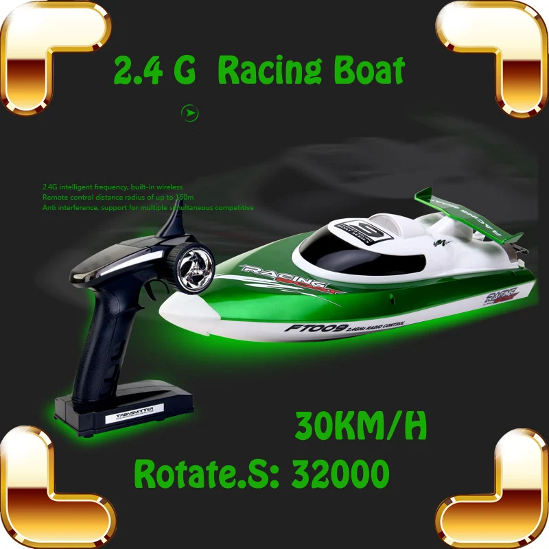 New Summer Gift 4 CH 2.4G RC Big Boat Racing Speedboat Electric Toys Ship High Speed Tracing River Drive Remote Control Machine