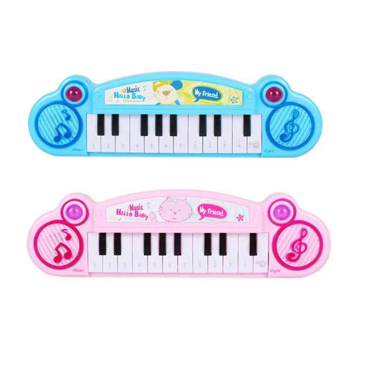 Креативная Детская мода ранняя образовательная клавиатура моделирование учебный музыкальный инструмент игрушка фортепиано пластиковая электронная игрушка Новинка - Цвет: sent by random