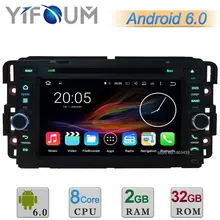 Android 6 Окта основные 2 ГБ RAM 32 ГБ ROM Dvd-плеер Автомобиля радио Стерео GPS Для GMC Yukon Сьерра Chevrolet Avalanche Equinox HHR Tahoe