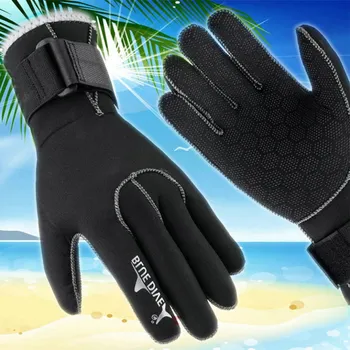 

Men Neoprene Underwater Sport Gloves Non-slipDiving Gloves For Winter Warm Swimming Snorkeling Equipment Wetsuit Swimming Gloves