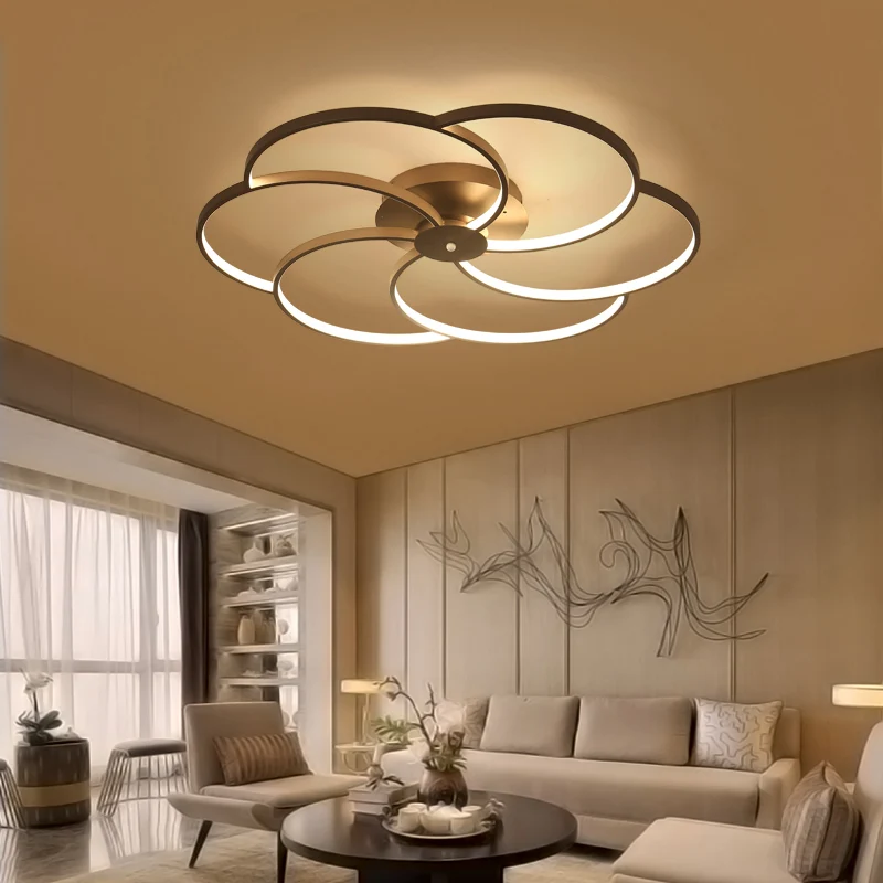 

Modern Led Ceiling Lights For Indoor Lighting plafon led Circular Ceiling Lamp Fixture For Living Room Bedroom Lamparas De Techo