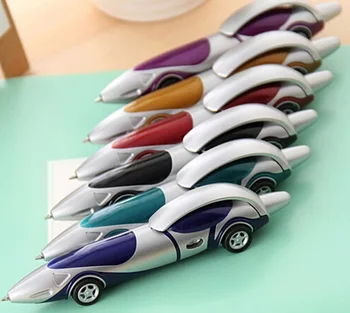 

ULIFART 10Pcs/set Funny Novelty Design Racing Car Shaped Ballpoint Pen Office School Promotional Gifts/Rewards