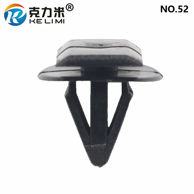 

KE LI MI Auto Black Fastener Clips Retaining Door Guard Plate Car Universal