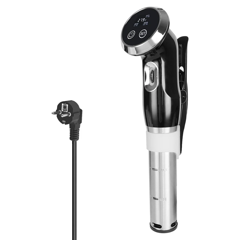 EU Plug BIOLOMIX вакуумная медленная Sous Vide пищевая плита 1500 Вт Мощный погружной циркулятор-ЖК-дисплей цифровой таймер дисплей Нержавеющая сталь - Цвет: EU Plug