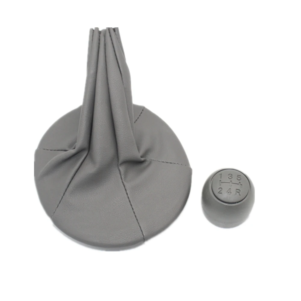 

For Fiat Panda 2003 2004 2005 2006 2007 2008 2009 2010 2011 2012 Car 5 Speed Gear Stick Level Shift Knob With Leather Boot