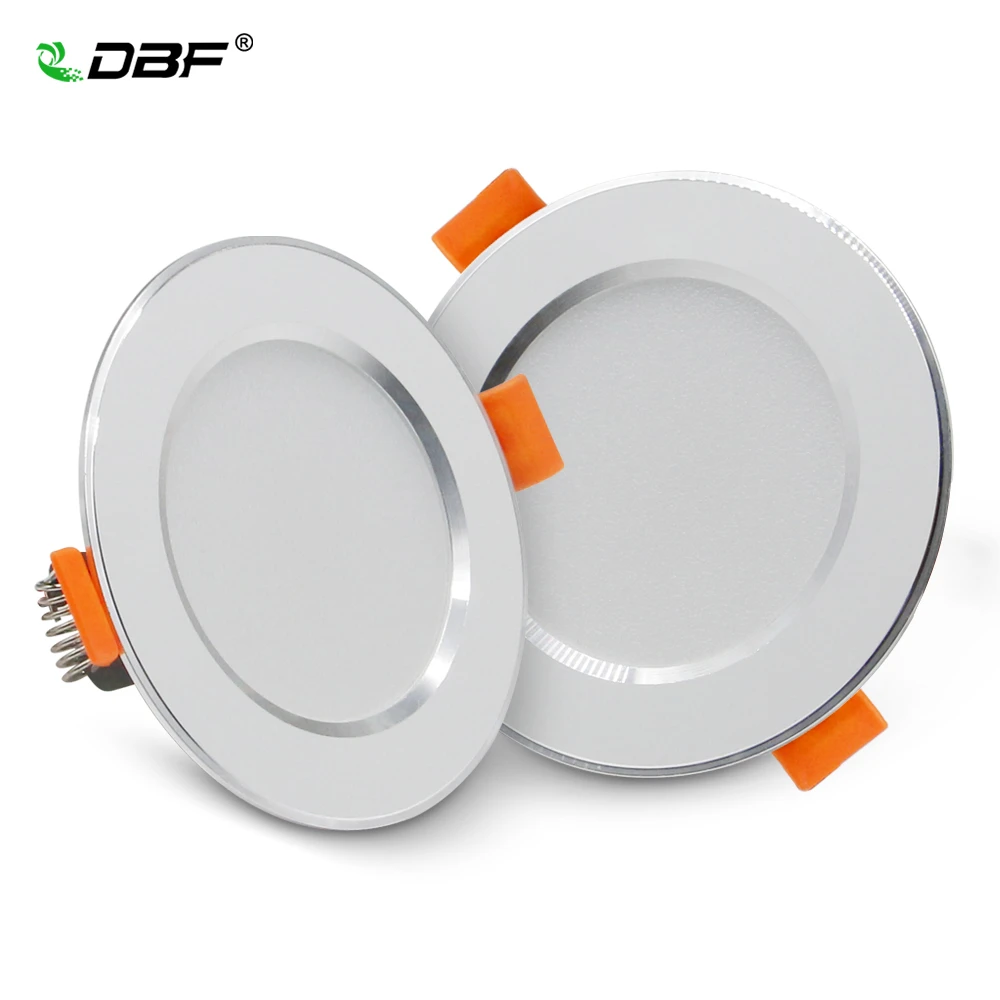 semi flush ceiling lights [DBF]Ultra-Thin LED Recessed Downlight 2-in-1 SMD 2835 3W 5W 7W 9W 12W AC220V Ceiling Spot Lamp for Bedroom Kitchen Home Decor smart downlights