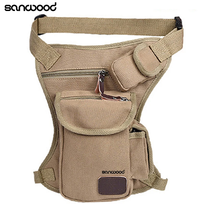 Hot New Multifunction Waist Leg Bag Canvas Belt Fanny Pack Utility
