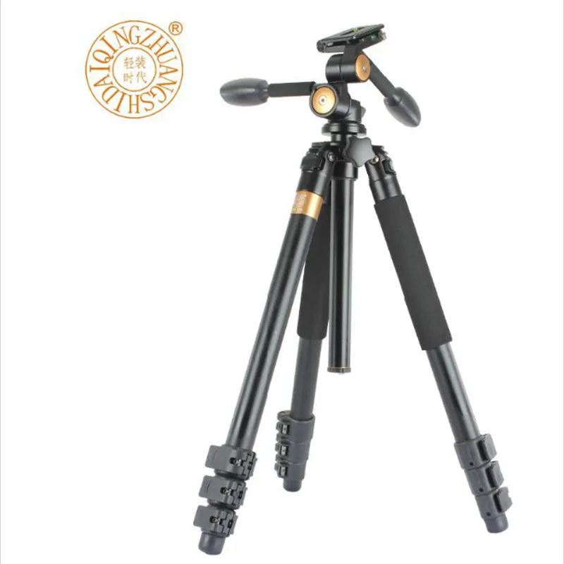

New Q620 Professional Portable Traveling Tripod For SLR Camera With 360 Degree Monopod Changeable Ball Head #20%