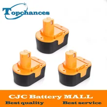3PCS High Quality 14.4V 2000mAh NI-CD Power Tool Battery For RYOBI 130281002 RY62 RY6200 RY6201 RY6202 STPP-1441 14.4 Volt