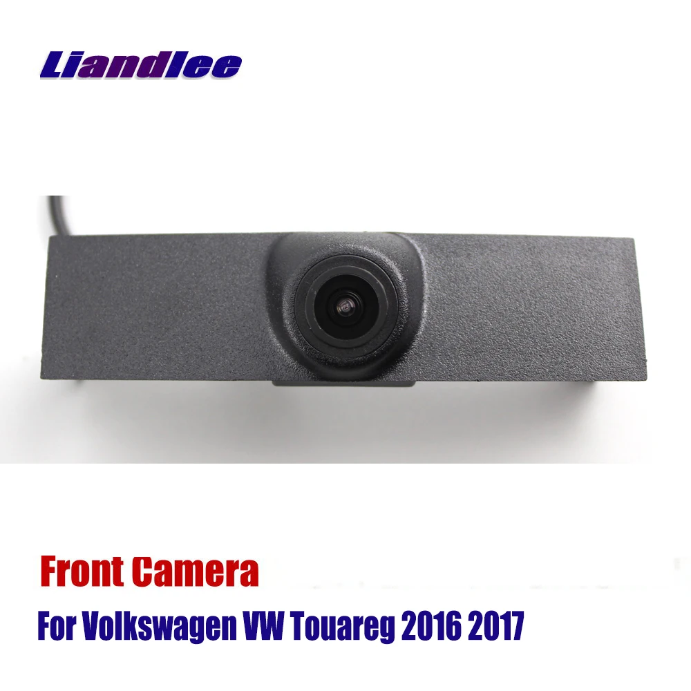 Liandlee Автомобильная Камера Переднего Вида для Volkswagen VW Touareg 2016 2017/Встроенный