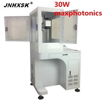 

JNHXSK Fiber laser marking machine 30W 150x150mm cabinet mini marking machine dasktop CNC maxphotonics laser source for metal
