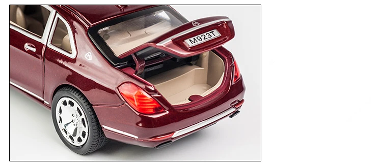 KIDAMI Maybach модель автомобиля из сплава 1:24 модель автомобиля из сплава Детский мальчик звук и светильник