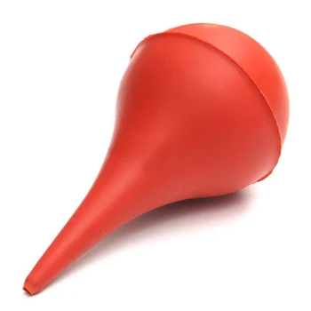 

Laboratory Tool Rubber Air blowing Wash ear ball Red
