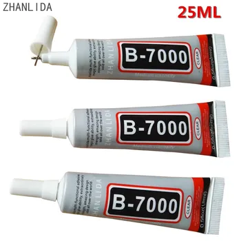 

10PC B7000 25ml Industrial Strength Super Adhesive Clear Liquid B-7000 Glue Diy Phone Case Crafts Pearls Jewelry Rhinestones