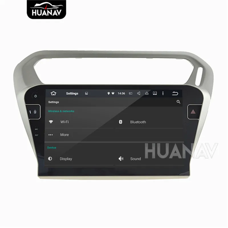 Best Car DVD player GPS navigation for PEUGEOT 301 2014-2017 For Citroen Elysee 2014-2017 Android8/Android7 Multimedia recoder unit 14