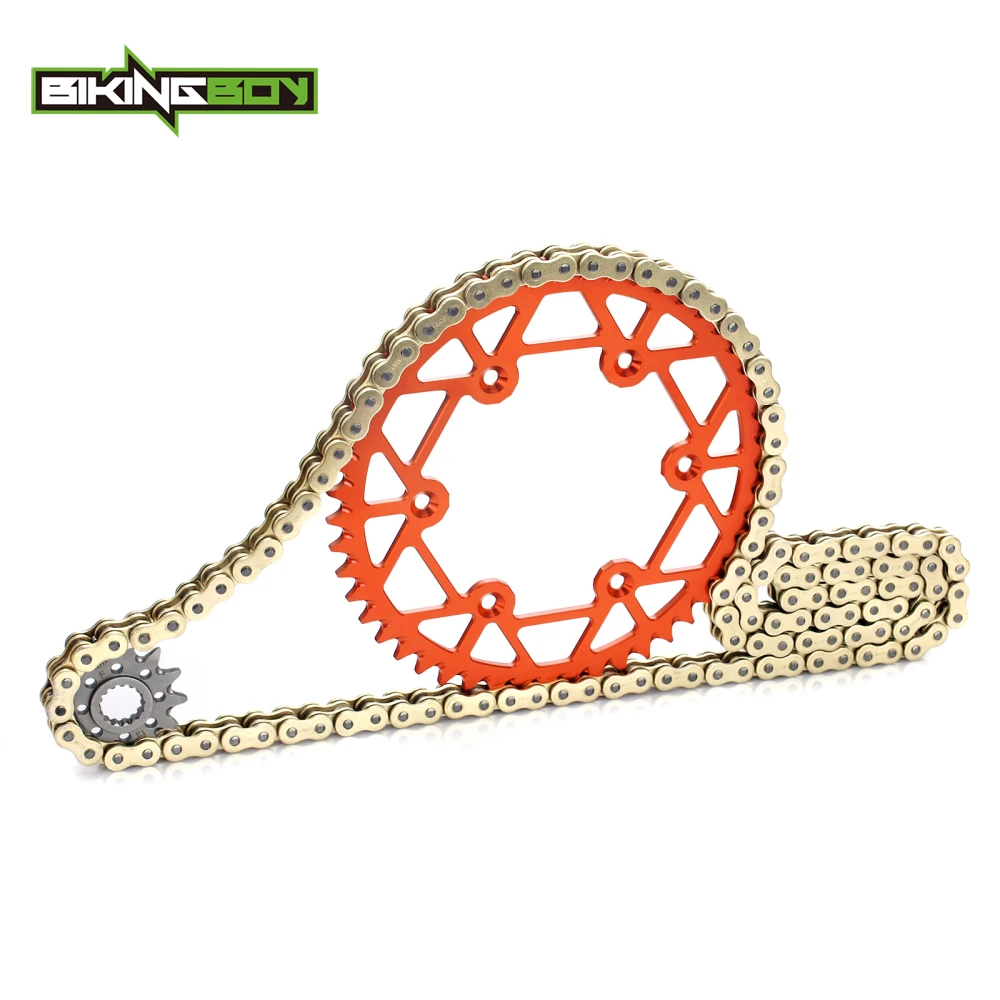 Звездочка BIKINGBOY передняя 13T Задняя 48T 52T 520 120L X ring цепь для KTM 125 530 250 350 450 EXC MXC SXF GS SMR SX