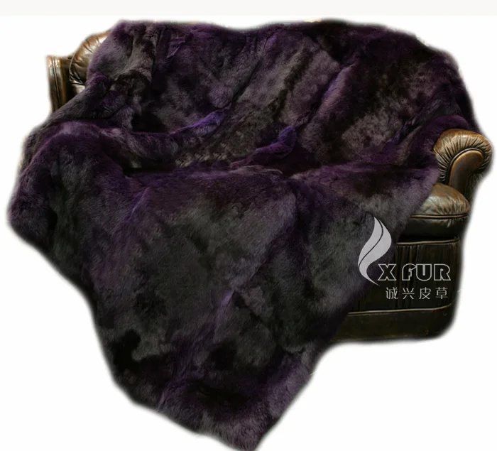 CX-D-54 150x200 см Модный Фиолетовый цвет на заказ меховой ковер меховой плед