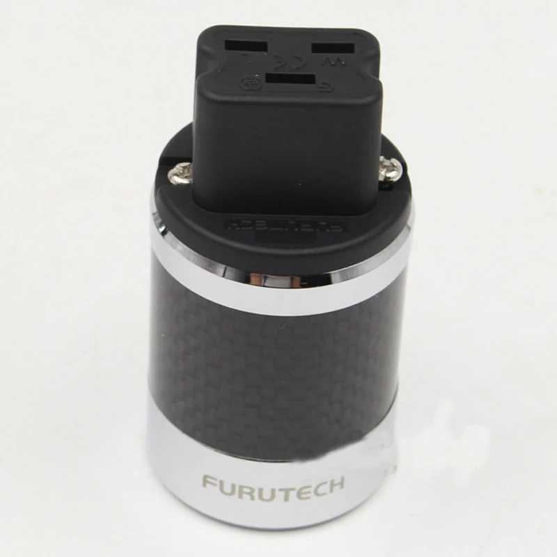 Fibra de Carbono Pces Hi-end Furutech Ródio Chapeado 20a Iec Fêmea Plug Conector Audiophile Alta Fidelidade 1 - Image 3