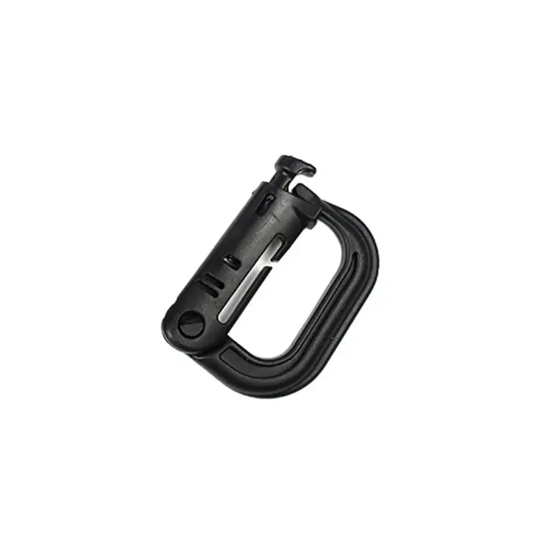 

Camping Equipment Outdoor D carabiner Tactical Backpack EDC Shackle Carabiner Snap D-Ring Clip Key Ring Molle Clip Locking