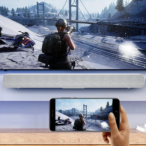  Xiaomi Wireless TV Sound Bar Bluetooth Speaker Stylish Fabric Support Bluetooth Playback Optical SP