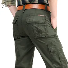 2017 Brand Mens style Military Cargo Pants Multi-pockets Baggy Men Pants Casual Trousers Overalls Army Pants Joggers 2155