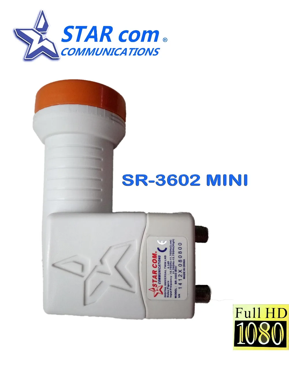 

STAR COM SR-3602 free shipping Best Signal digital HD Universal KU Band Twin LNB