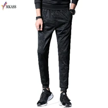 Новые продукты Бодибилдинг Фитнес Joggingg Брюки спортивные черные камуфляжные брюки плюс размер M-4XL