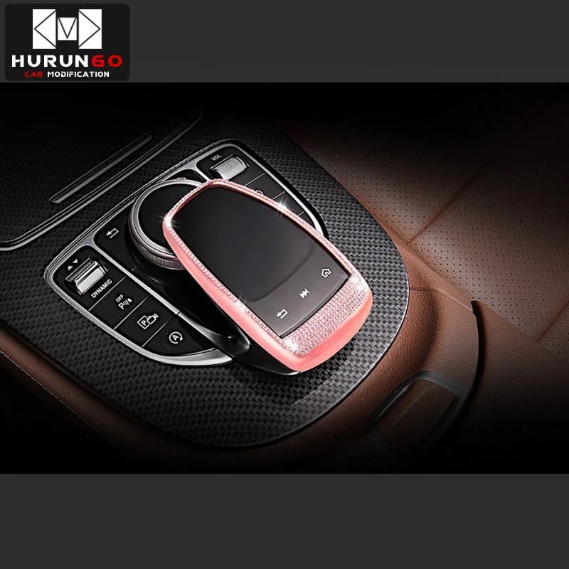 Для Mercedes Benz центральная консоль мышь сенсорная крышка подходит для Mercedes Benz C/E/S/V/GLC/GLE класс стайлинга автомобилей - Название цвета: A