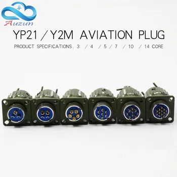 

Aviation plug socket round connectorYP series 2/3/4/7/10/12core diameter 21MM aviation plug