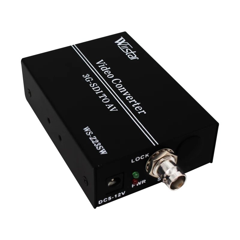Wiistar HD/3G-SDI к AV CVBS конвертер SDI к 3RCA композитный аудио-видео конвертер адаптер для проекционного монитора камеры