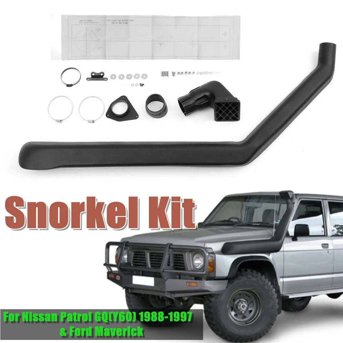 Us 109 99 Air Intake System Intake Snorkel Kit For Nissan Patrol Gq Y60 1988 1997 For Ford Maverick In Air Intakes From Automobiles Motorcycles