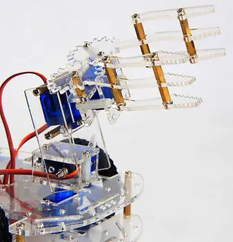 

Four degrees of freedom 3 d rotating mechanical arm robot DIY teaching kit