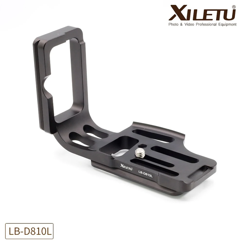 XILETU LB-D810L Professional L-shaped camera photographic quick release plate for Nikon D800/D800E D810 Arca Standard
XILETU LB-D810L Professional L-shaped camera photographic quick release plate for Nikon D800/D800E D810 Arca Standard