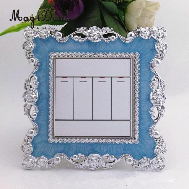 Floral Switch Cover Square Shaped Switch Wall Light Socket Stickers bedroom Living Room Art Decor