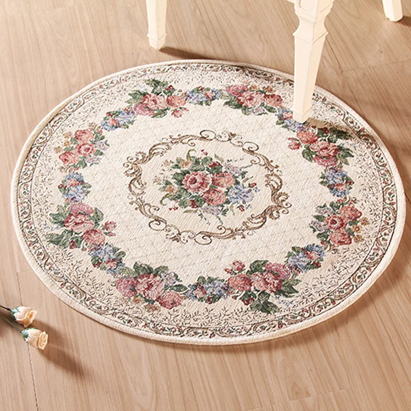 

Luxury European Carpets Classical Style Fashion Floral Carpet Modern Pattern Absorbent Non-slip Mat for Living room Badroom Mats