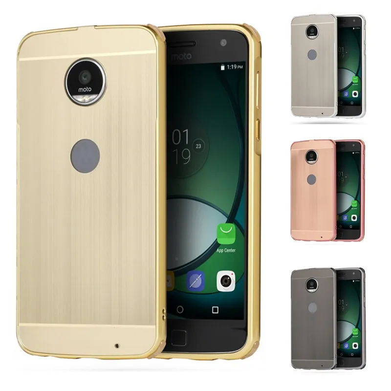 ZEALLION для Motorola Moto Z2 Force чехол 2 в 1 металлический алюминиевый каркас тонкий матовый