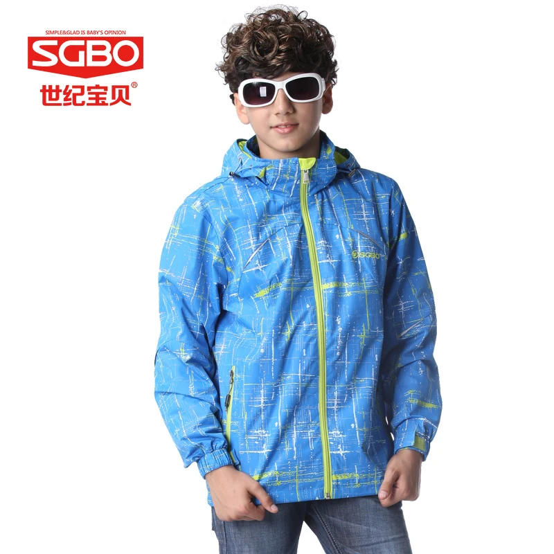 

SGBO Brand Boy Camouflage Clothes For 11 12 13 14 15 16 Years Kids Sport Jacket Children Bomber Jackets Child Trench Coat 8C3128