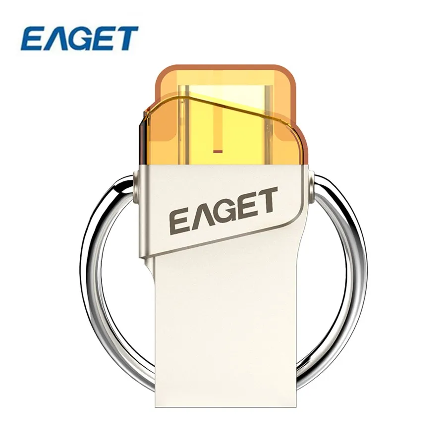 Original EAGET CU66 Type C Flash Disk USB 3.0 + OTG Two in One Pen