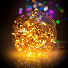 4 Colors 4M 40LED Strip Copper Wire Christmas lights Decoration Holiday Lighting With Battery Box LED String Light