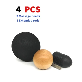 

4pcs Upgraded Muscle Massager Ultra-Quiet 20 Speeds Level DeepTissue Massager for Muscle Tension Relief (Massage Device) health