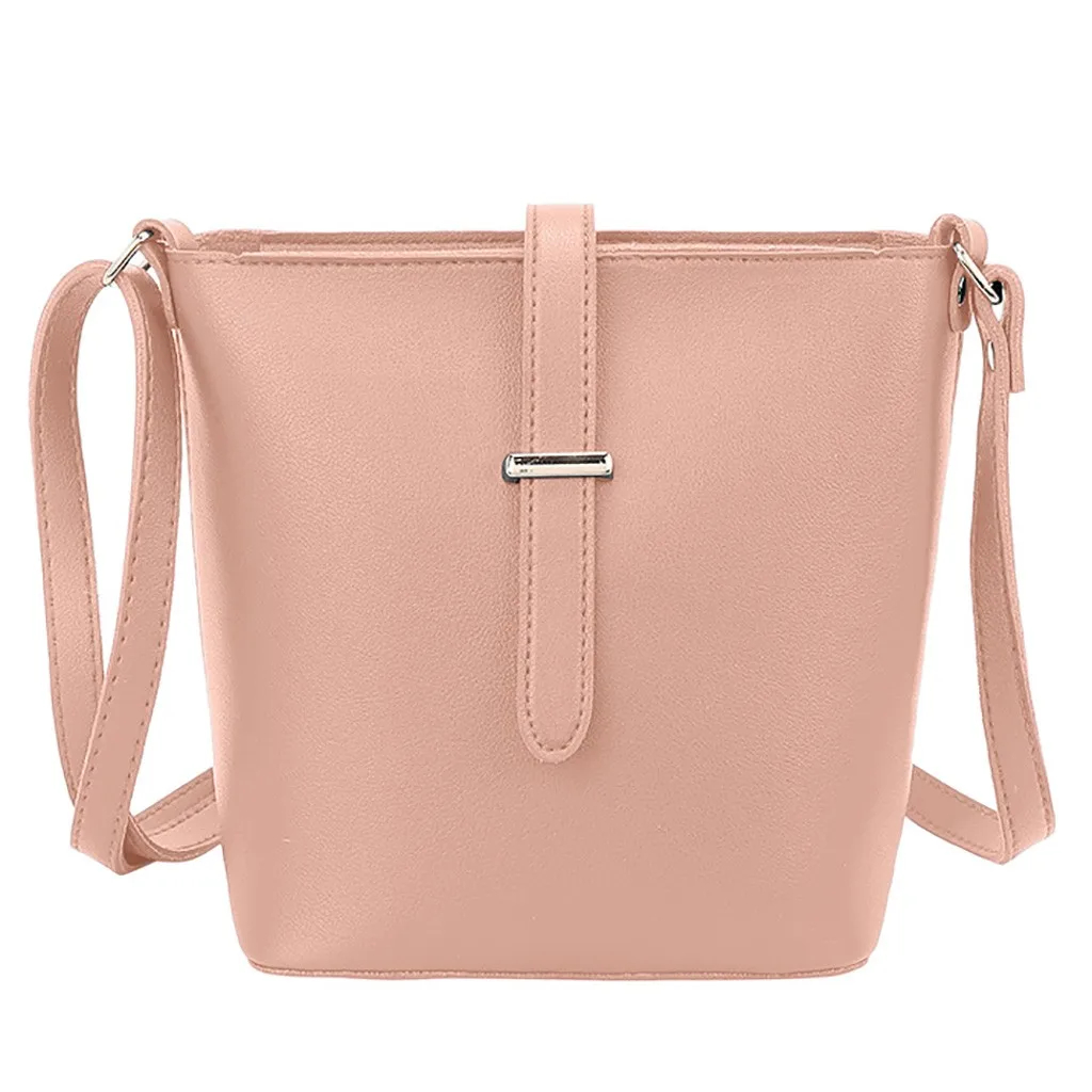 

pink famous designer brand bags women leather Fashion Women's One-Shoulder Bucket Bag Letter Purse Mobile Messenger Bag #4gh