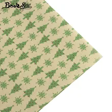 Booksew Рождественские елки дизайн хлопок льняная ткань метров Telas холст ткань Tissu DIY скатерть сумка занавеска Подушка Cabas