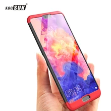 

For Huawei P20 P20 Pro Case 360 Degree Hard Plastic Cover For Huawei P20 P20 Pro Cover Full Body Shockproof Armor Coque Cover